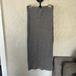 Free People Helin Crochet Maxi Bodycon Skirt